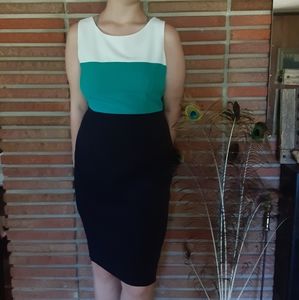 Casper Vanilla/Jade/Black Womens Size 8 dress